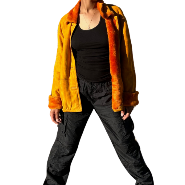 Kumquat Skyn Shearling Coat - Image 9